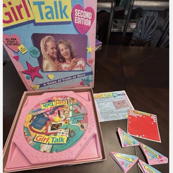 Vintage Girl Talk Second Edition Board Game Has Zits Instructions Missing Cards - Picture 1 of 8